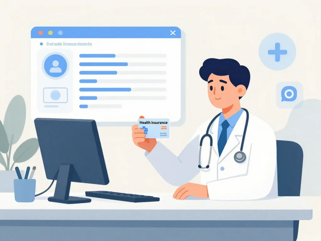 scène carte sp santé médecin interface digitale remboursement