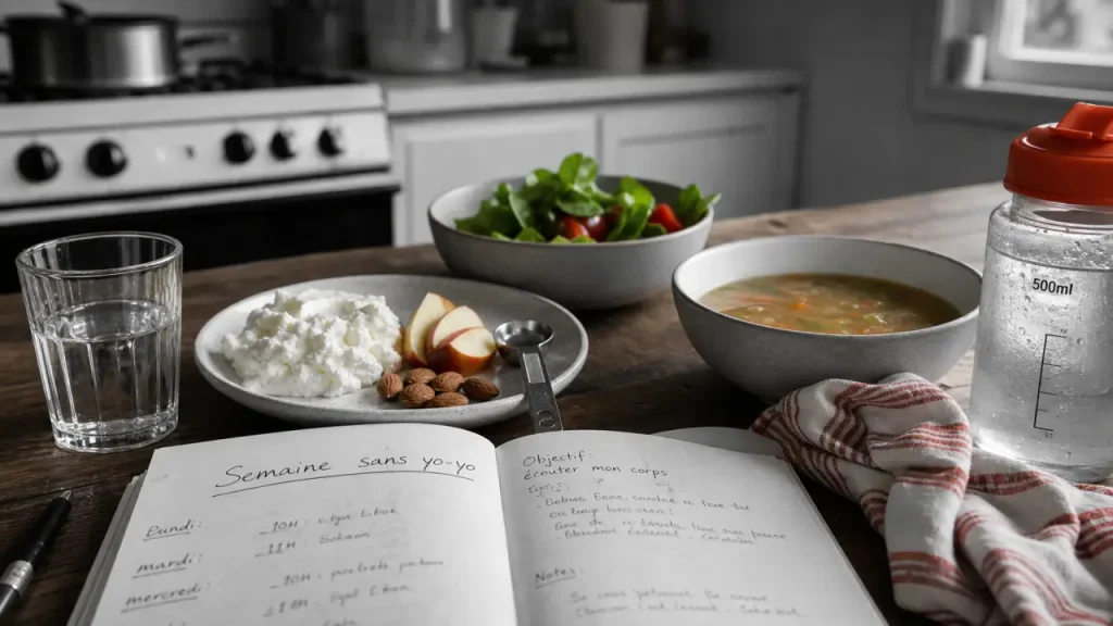 Perdre du poids en 7 jours : 2 à 5 kilos, menus types et erreurs à éviter