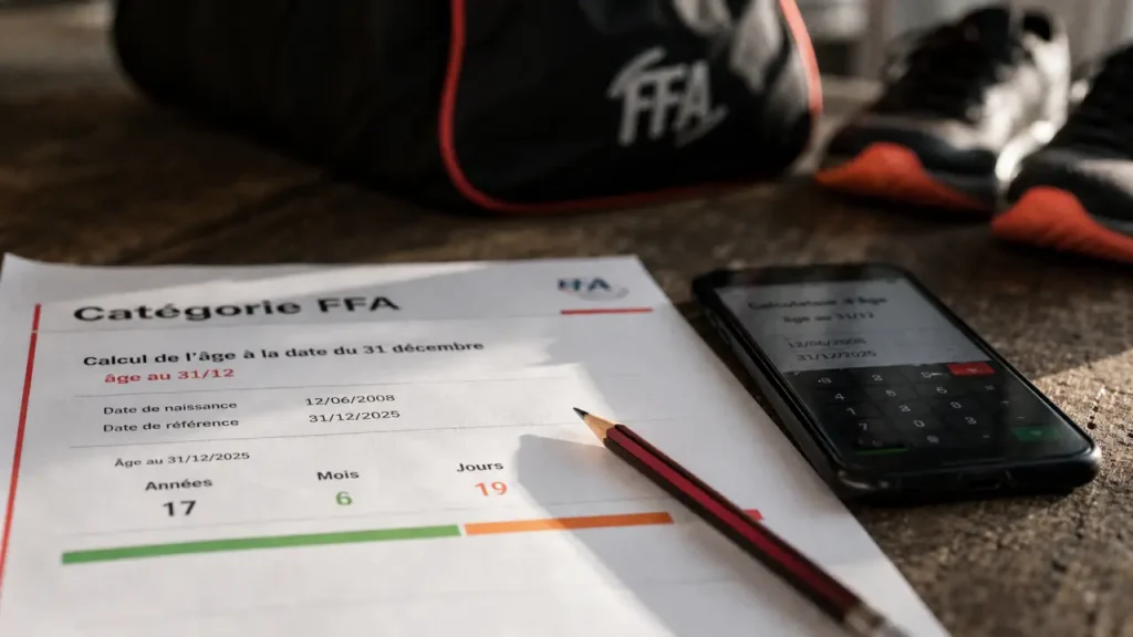 Catégorie course à pied 2024 : calcul au 31 décembre, distances et masters