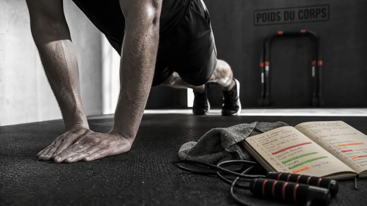 Pompes mains serrées, musculation poids du corps programme sans matériel