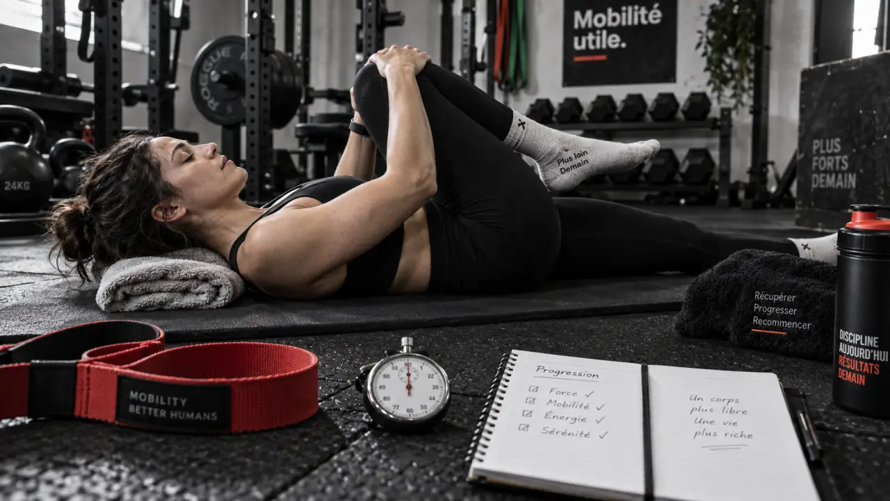 Étirements musculation après la séance, 30 à 45 secondes