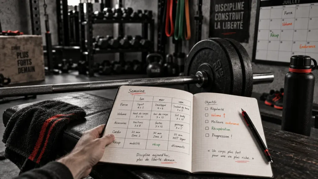 3, 4 ou 5 séances : organiser sa semaine de musculation sans sacrifier la récupération