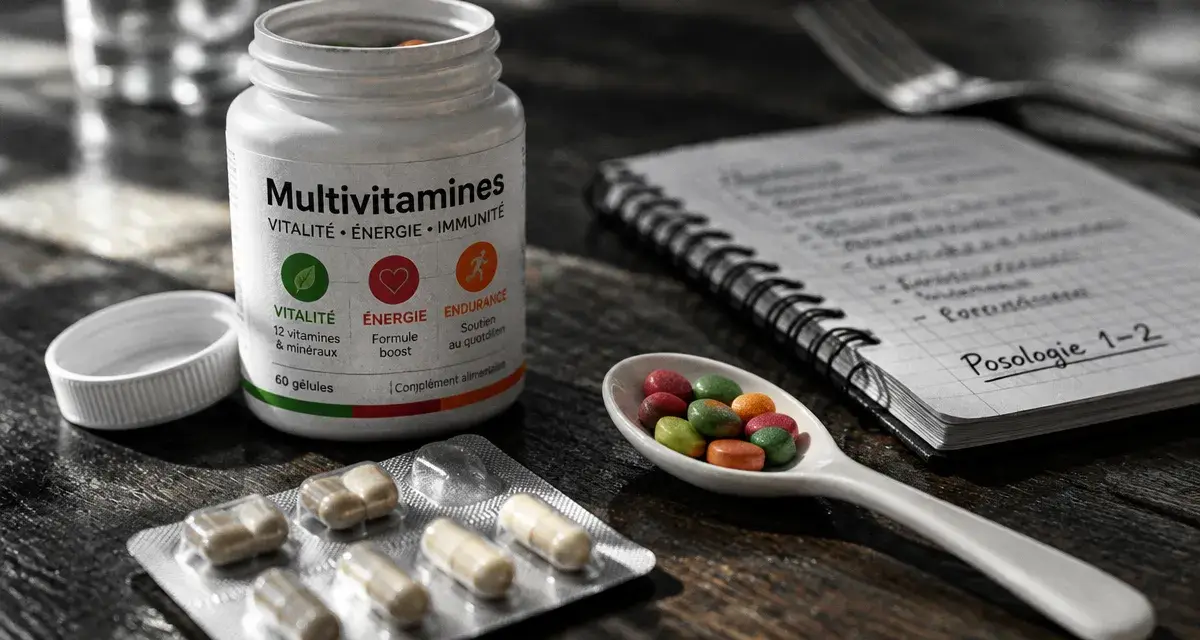 Multi vitamines et mineraux : multivitamines en appoint, besoins réels